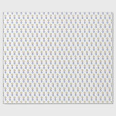 Chinoiserie Vases of Red Strawberries Geschenkpapier (Flach)