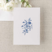 Chinoiserie Viktorianisch etwas Blaues Brautparty Einladung