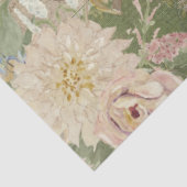 Chinoiserie Vintage Blume Bouquet Highlights Seidenpapier (Ausschnitt)