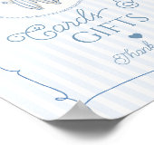 Chinoiserie Vintage Clothesline Cards and Gifts Poster (Ecke)