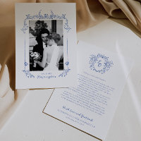 Chinoiserie Vintage Kalligrafie-Hochzeit