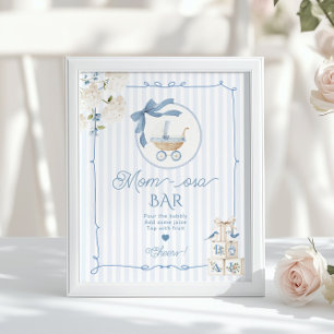 Chinoiserie-Vintage-Kutsche Mom-osa-Bar Poster