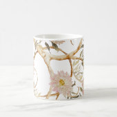 Chinoiserie-Vintager Art-ChrysanthemeWatercolor Kaffeetasse (Mittel)