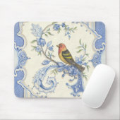 Chinoiserie-Vogel Mousepad von Kate McRostie (Mit Mouse)