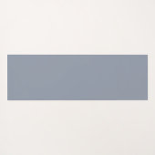 Chinoiserie Vögel und Blätter in Grau Yogamatte (Rückseite (Horizontal))