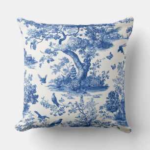 Chinoiserie-Waldvogel-Wurfkissen Kissen