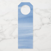 Chinoiserie Wassercolary Bow Topiary Flaschenanhänger (Rückseite)