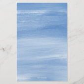 Chinoiserie Wasserfarben Bow Topiary Stationierung Briefpapier (Rückseite)