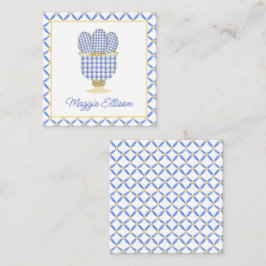 Chinoiserie Watercolor Chic Eggs Geschenkverpackun Mitteilungskarte