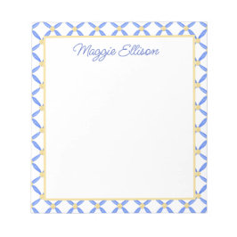 Chinoiserie Watercolor Chic Notizblock