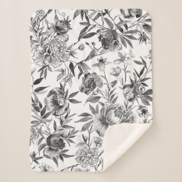 Chinoiserie Watercolor Floral Botanical Painting Sherpadecke