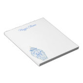 Chinoiserie Watercolor Ginger Jar Notepad Notizblock (angewinkelt)