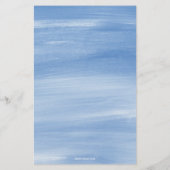 Chinoiserie Watercolor Ginger Jar Orchid Briefpapier (Rückseite)