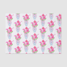 Chinoiserie Watercolor Ginger Jar