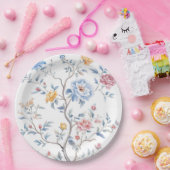 Chinoiserie Watercolor Muster Pappteller (Party)
