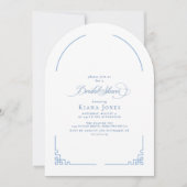 Chinoiserie Wedding Brautparty Arch ID1094 Einladung (Vorderseite)