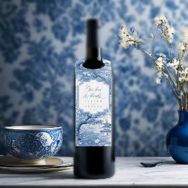 Chinoiserie Wedding Danke ID1094 Flaschenanhänger