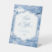 Chinoiserie Wedding Pattern Cards & Gifts ID1094 Sockelschild (Vorderseite)