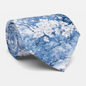 Chinoiserie Wedding Pattern Floral ID1094 Krawatte (Gerollt)