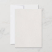 Chinoiserie Wedding RSVP Card (Rückseite)