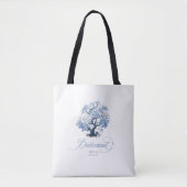 Chinoiserie Wedding Tree Motif Bridesmaid ID1094 Tasche (Vorderseite)