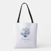 Chinoiserie Wedding Tree Motif Bridesmaid ID1094 Tasche (Rückseite)