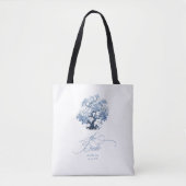 Chinoiserie Wedding Tree Motif The Bride ID1094 Tasche (Vorderseite)