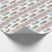 Chinoiserie Weihnachten Geschenkpapier (Ecke)
