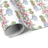 Chinoiserie Weihnachten Geschenkpapier (Rolleneckpunkt)