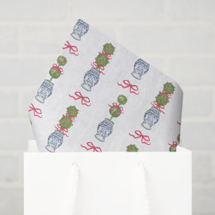 Chinoiserie Weihnachten Seidenpapier
