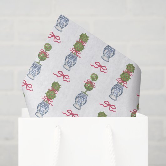 Chinoiserie Weihnachten Seidenpapier (Geschenktüte)