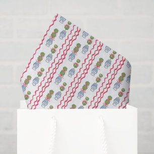 Chinoiserie Weihnachten Seidenpapier