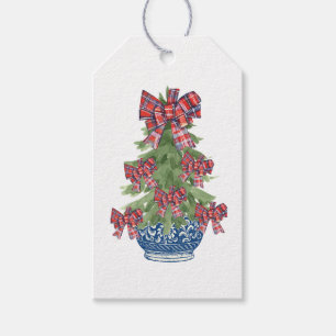 Chinoiserie Weihnachtsbaum, Grandmillenial Custom Geschenkanhänger