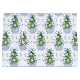 Chinoiserie Weihnachtsbaum Große Geschenktüte