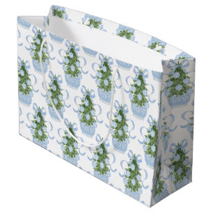 Chinoiserie Weihnachtsbaum Große Geschenktüte