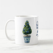 Chinoiserie Weihnachtsbaum Kaffeetasse (Links)