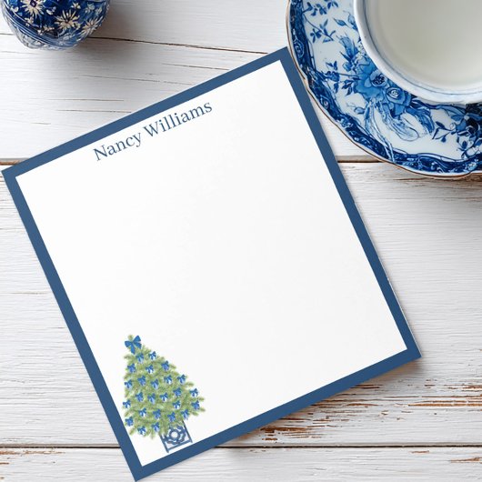 Chinoiserie-Weihnachtsbaum Notizblock