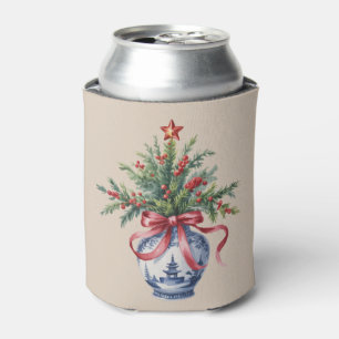 Chinoiserie-Weihnachtsbaum Roter Schleifen-Vase Vi Dosenkühler