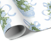 Chinoiserie Weihnachtsbaum Wrapping Paper Geschenkpapier (Rolleneckpunkt)