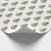 Chinoiserie Weihnachtsbaum Wrapping Paper Geschenkpapier (Ecke)