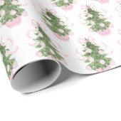 Chinoiserie Weihnachtsbaum Wrapping Paper Geschenkpapier (Rolleneckpunkt)