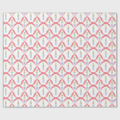 Chinoiserie Weihnachtsbäume Topiary Geschenk Geschenkpapier (Flach)