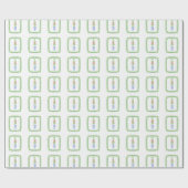 Chinoiserie Weihnachtsbäume Topiary Geschenk Geschenkpapier (Flach)