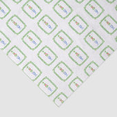 Chinoiserie Weihnachtsbäume Topiary Geschenk Seidenpapier (Ausschnitt)