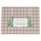 Chinoiserie Weihnachtsfeier Danke Große Geschenktüte (Vorderseite)