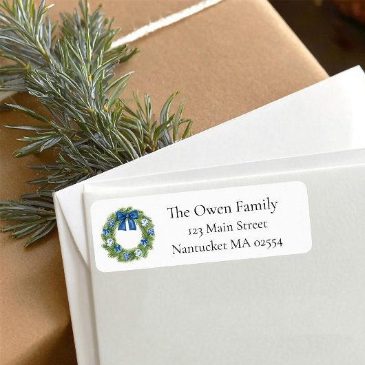 Chinoiserie Weihnachtsfeier Rücksendeadresse