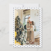 Chinoiserie Weihnachtsfest Weihnachts-Preppy-Foto Feiertagskarte (Rückseite)