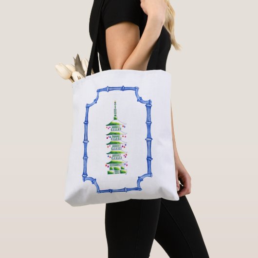 Chinoiserie-Weihnachtspyramide-Tasche Tasche (Von Nahem)