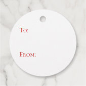 Chinoiserie Wreath, Christmas Ginger Jar, Geschenkanhänger (Rückseite)