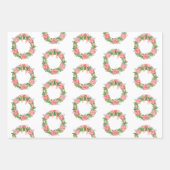Chinoiserie Wreath & Garden Geschenkpapier Set (Vorderseite)
